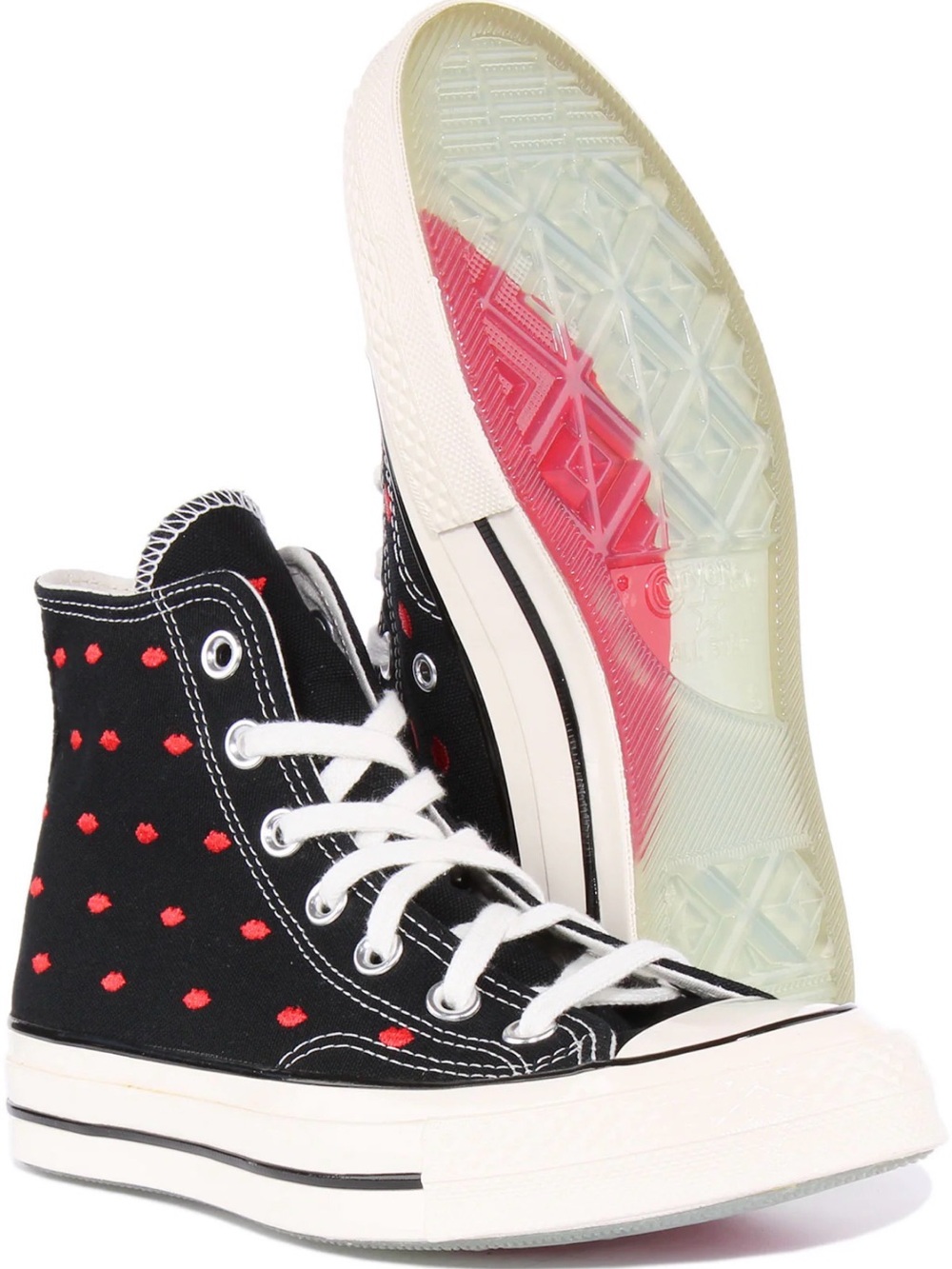 NEW Chuck 70 Embroidered Lips High 'Love Me - Black' – Size US Women’s 9
